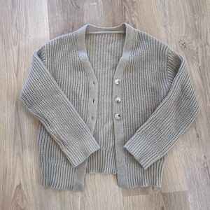 Women's Ribbed Knit Cardigan Sweater